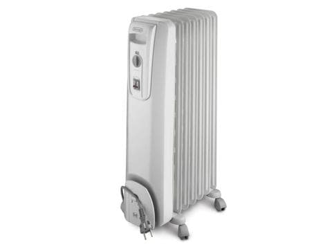 Delonghi 12 Fin Oil Filled Heater White KH771225