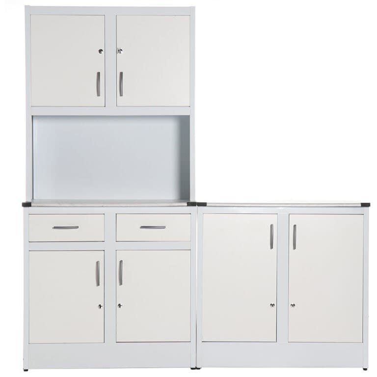 Kitchen Dresser Standard 2 Piece White